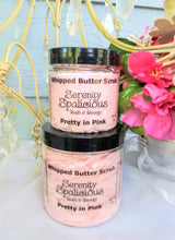 Load image into Gallery viewer, Whipped Butter Scrub Pretty in Pink